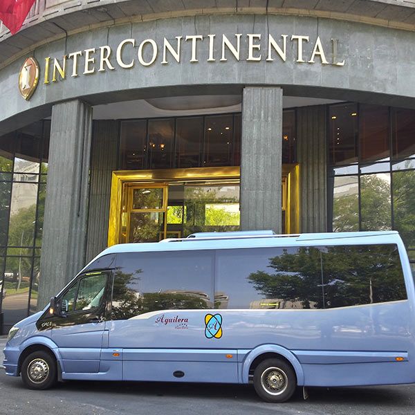 autobús para viajes internacionales