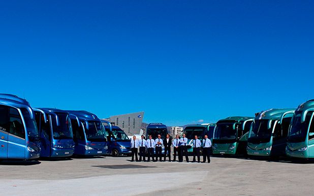 Autocares Aguilera personal de autobuses 